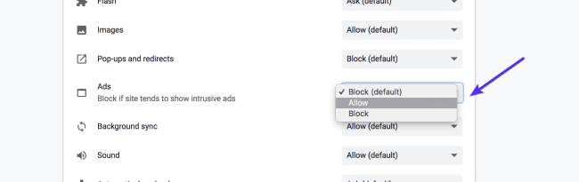 disabling ad blocker google chrome